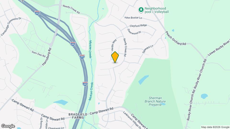 6713 Reedy Creek Rd Mapa y Detalles de la Ubicación