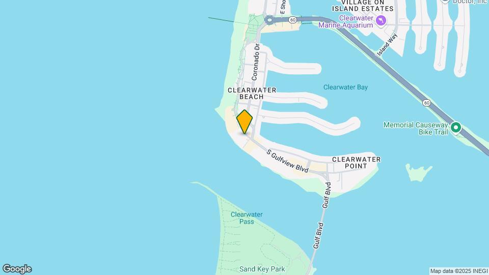 450 S Gulfview Blvd, Unit 801 Mapa y Detalles de la Ubicación