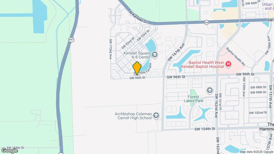 17051 SW 96th St Map and Location Details