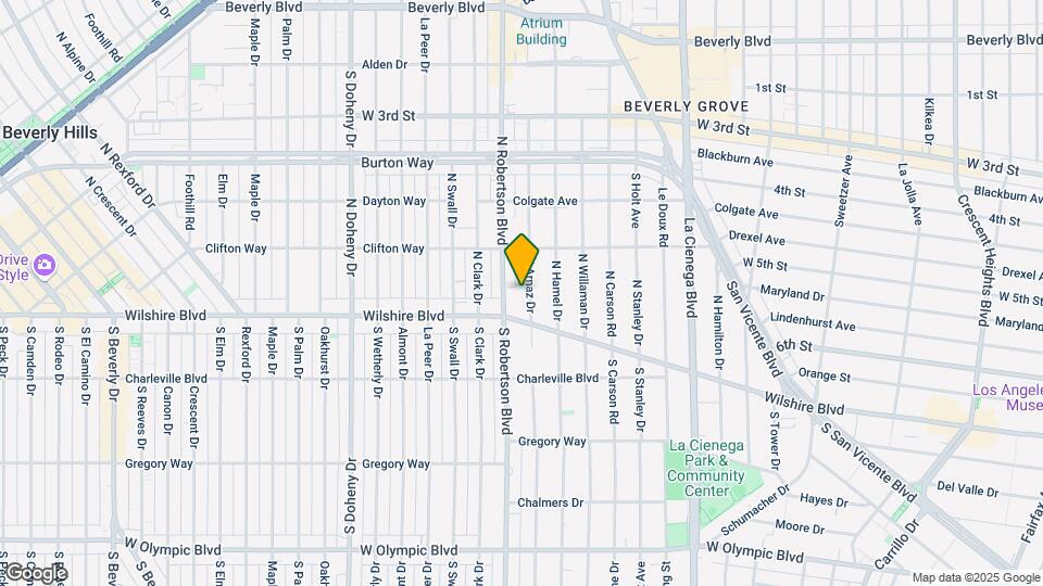 143 N Arnaz Dr Mapa y Detalles de la Ubicación