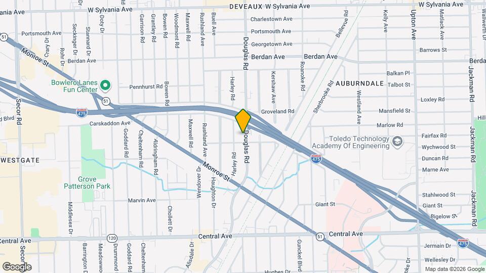 3509 Douglas Rd Map and Location Details