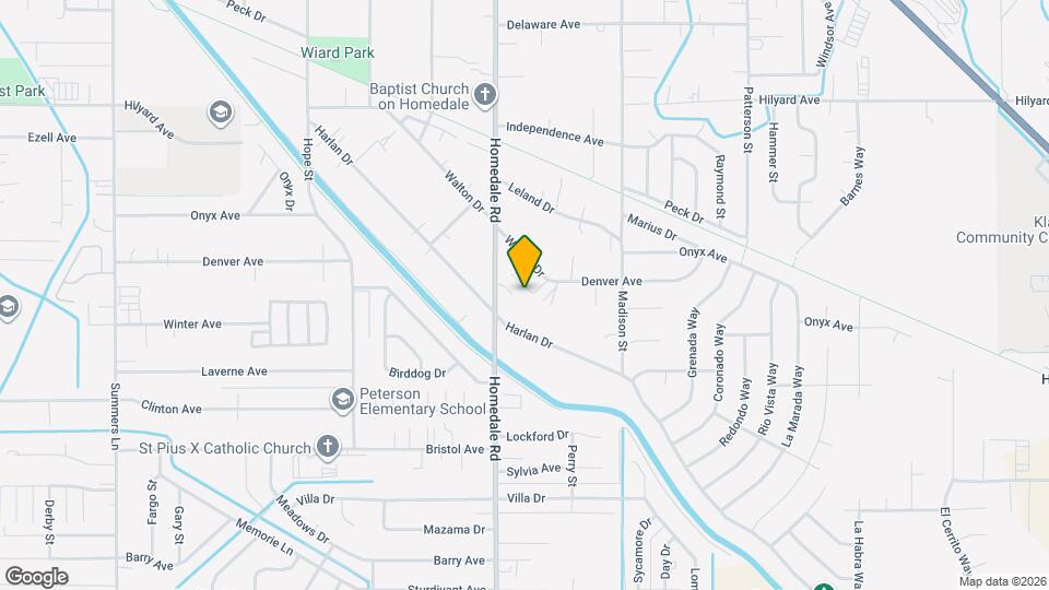 5532 Homer Dr Map and Location Details