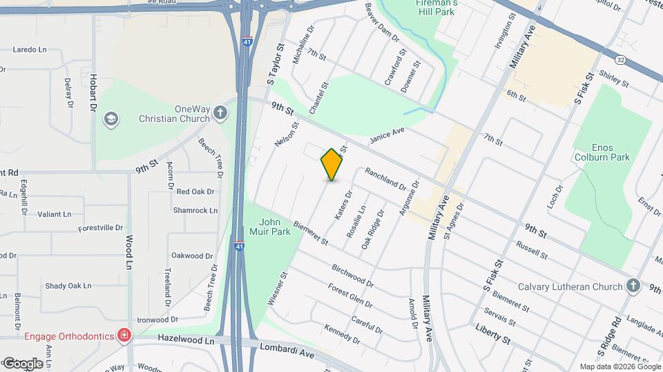 1409 Wiesner St Map and Location Details