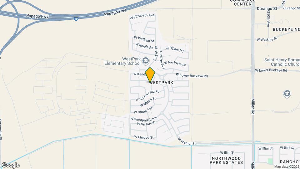 25753 W Winslow Ave Mapa y Detalles de la Ubicación