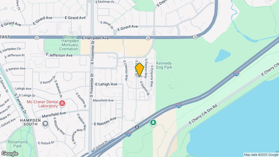 3751 S Dayton St Mapa y Detalles de la Ubicación