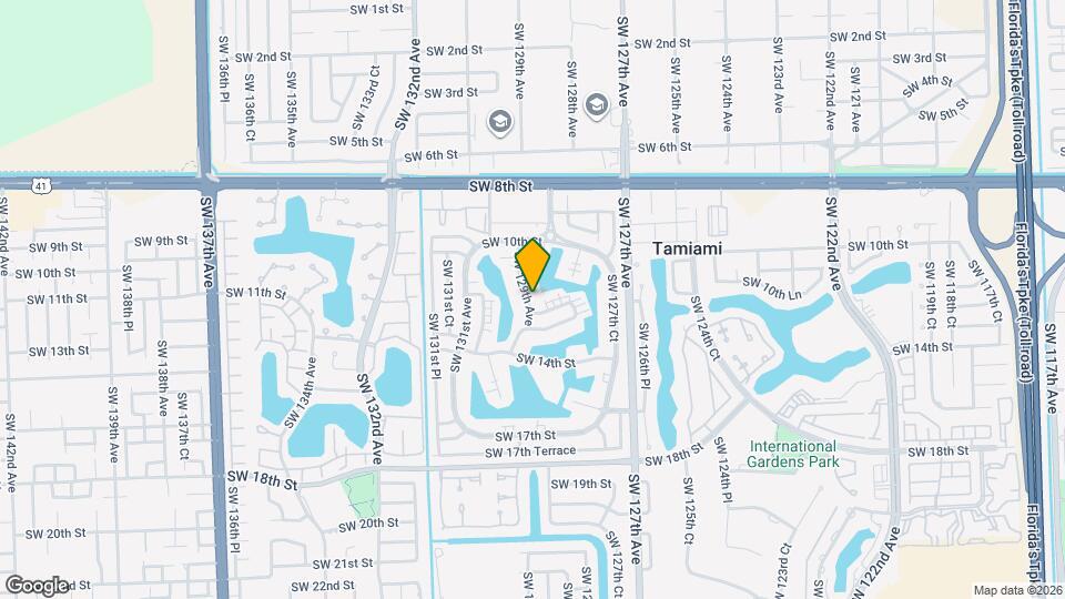 1155 SW 129th Ave Mapa y Detalles de la Ubicación