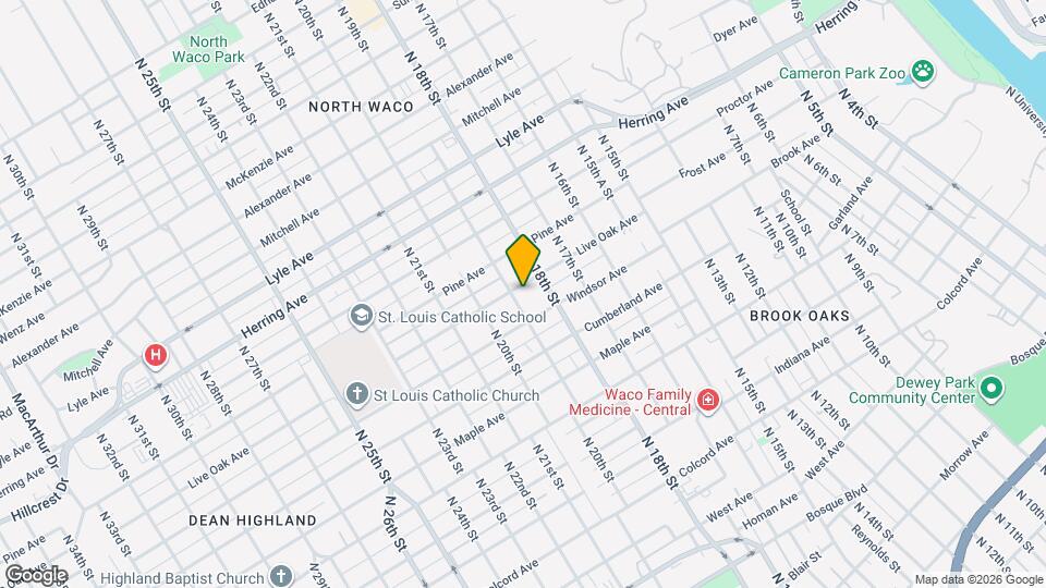 1820 Live Oak Ave Map and Location Details
