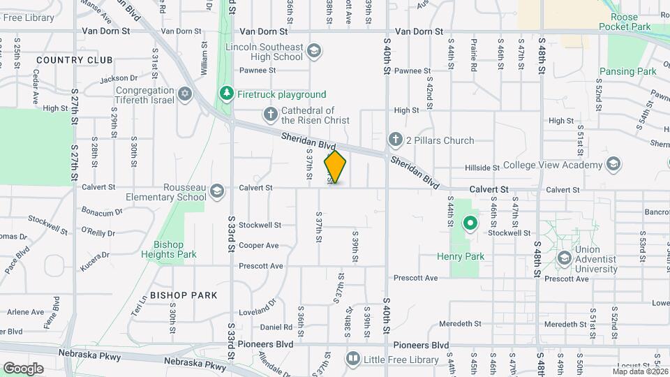 3800 Calvert St Map and Location Details