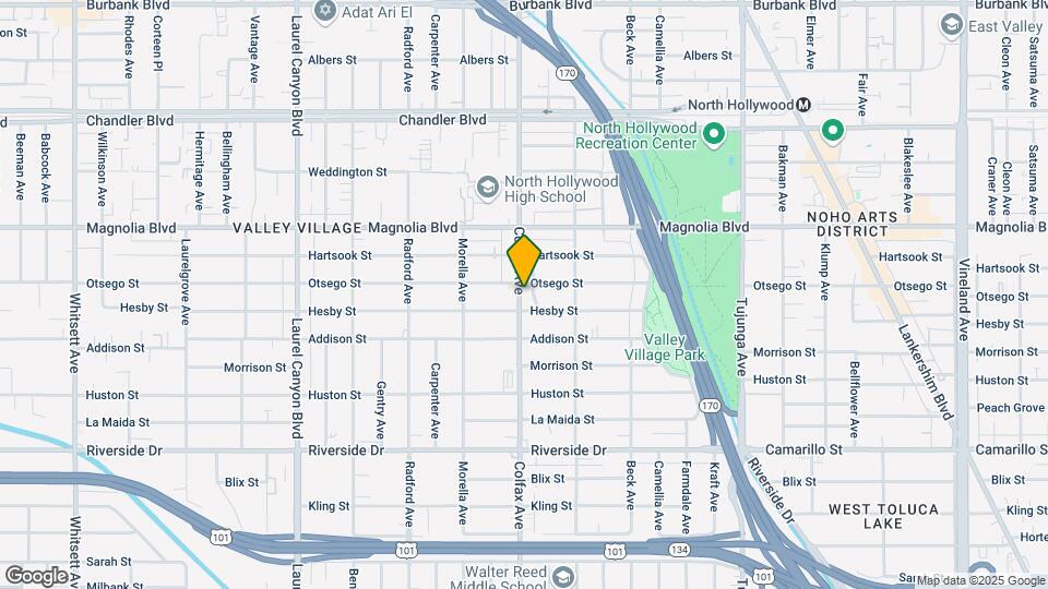 5052 Colfax Ave Map and Location Details