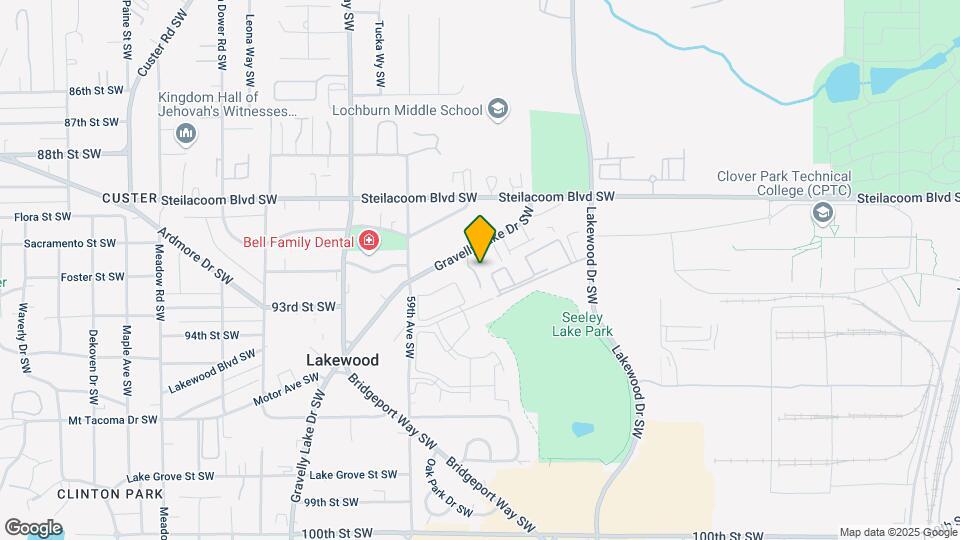 8941 Gravelly Lake Dr SW Map and Location Details