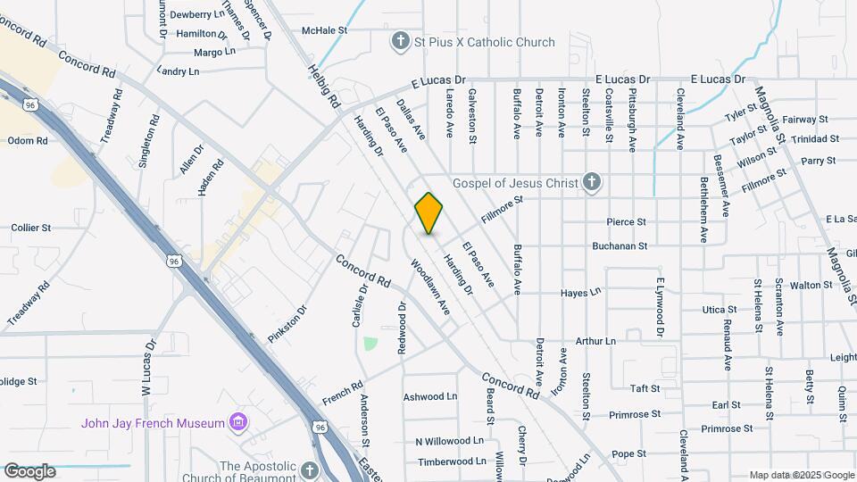 4425 Harding Dr Map and Location Details