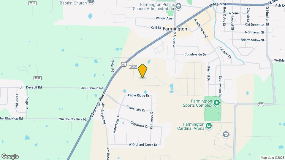 350 S Emerald Woods Run Map and Location Details