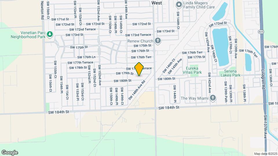 14817 SW 180th St Map and Location Details