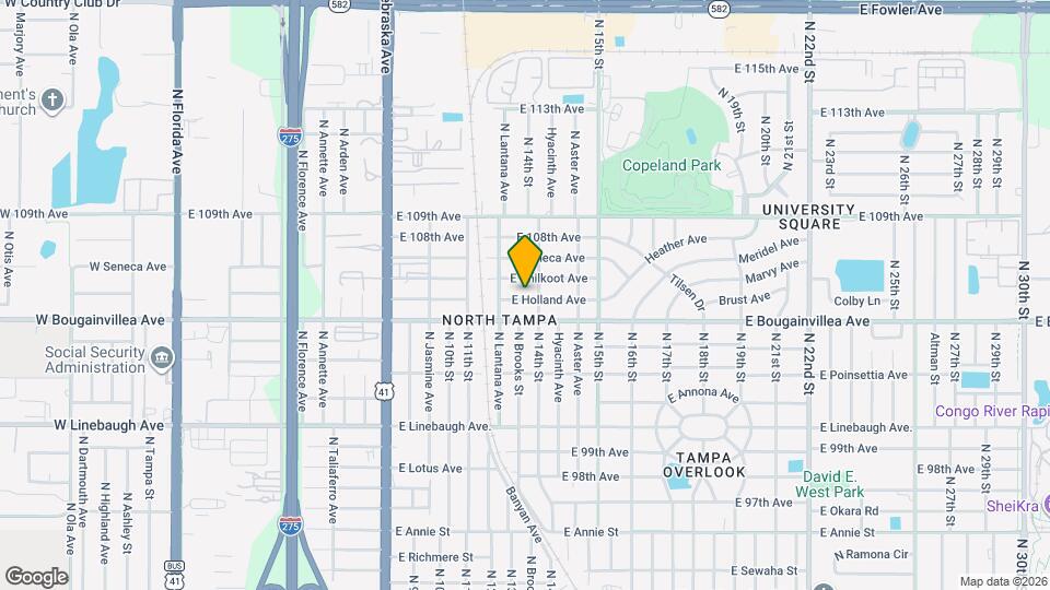 1210 E Holland Ave Map and Location Details