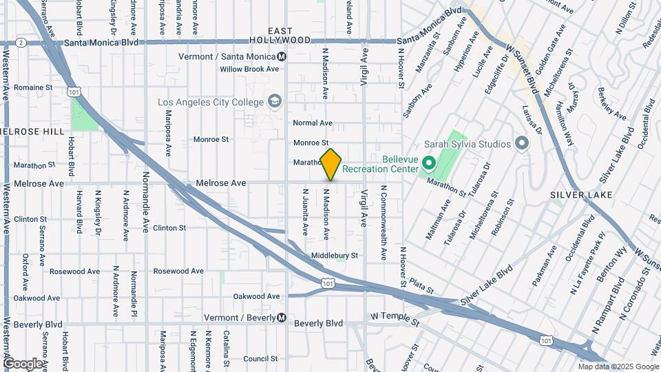 4066 Melrose Ave Map and Location Details