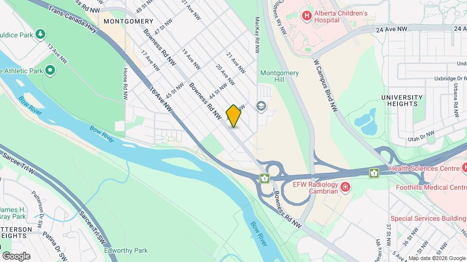 4324 Bowness Rd NW Map and Location Details