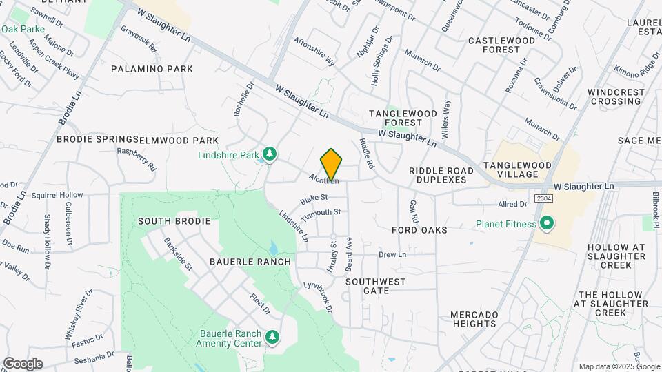 2629 Alcott Ln Map and Location Details