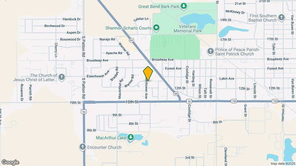 1216 Eisenhower Ave Map and Location Details