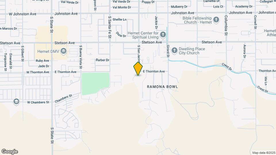 27289 San Jacinto St Map and Location Details