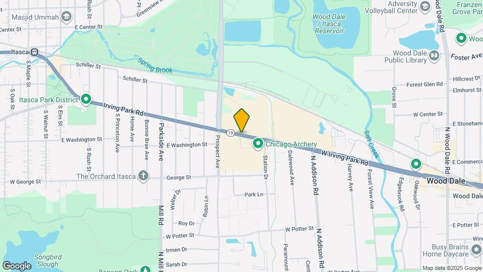 1338 W Irving Park Rd Mapa y Detalles de la Ubicación