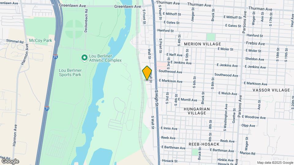 43 W Markison Ave Map and Location Details
