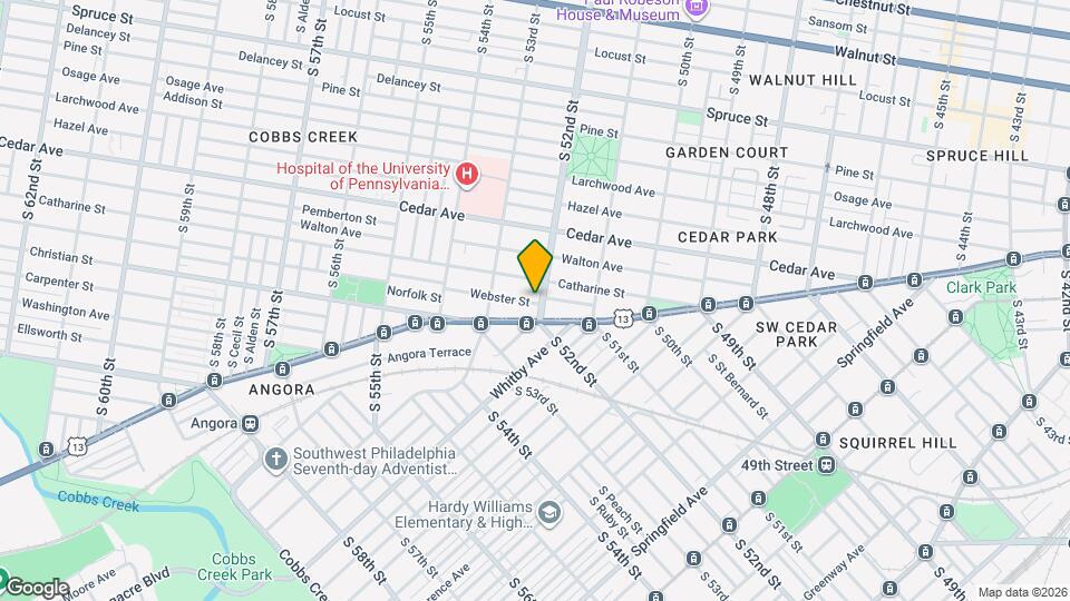 718 S 52nd St Map and Location Details