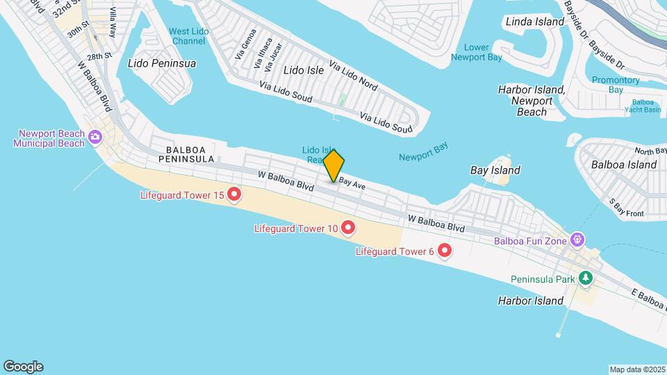 1108 W Balboa Blvd, Unit UnitA Mapa y Detalles de la Ubicación