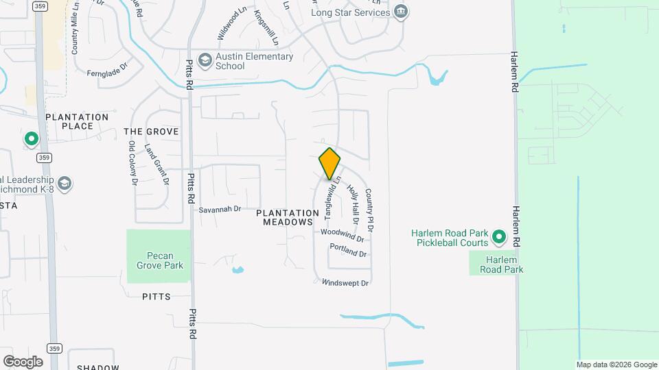 1111 Tanglewild Ln Map and Location Details