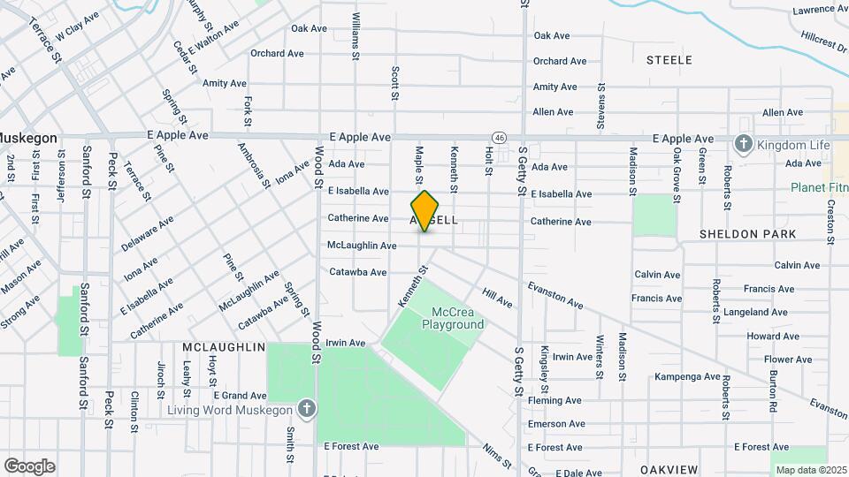 1192 Maple St Map and Location Details