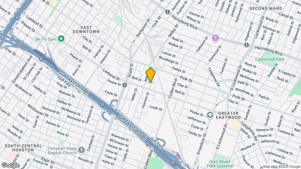 1504 Hussion St Map and Location Details