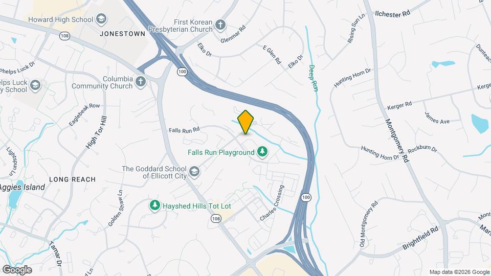 8503 Falls Run Rd Map and Location Details