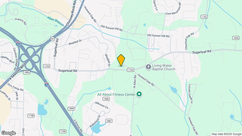 1019 Sugarloaf Rd Map and Location Details