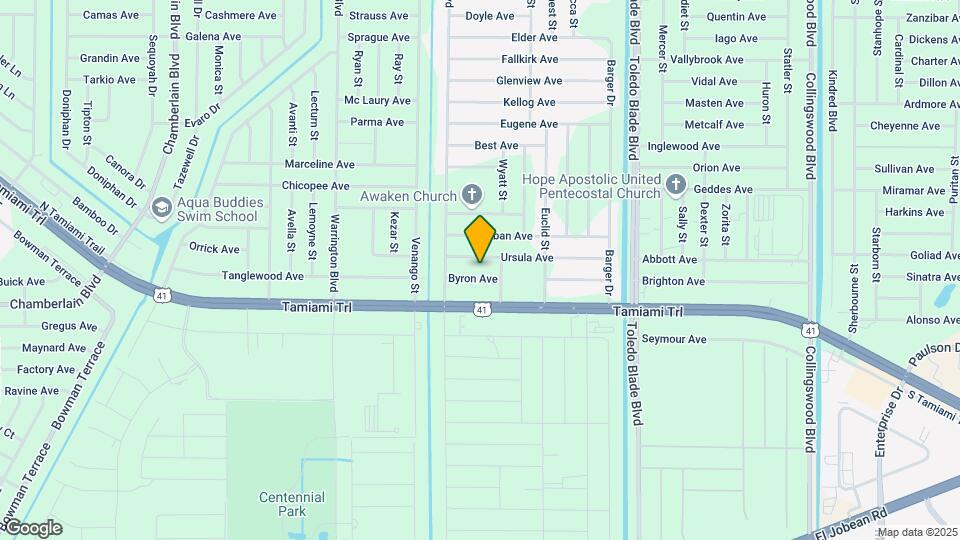 17072 Byron Ave Map and Location Details