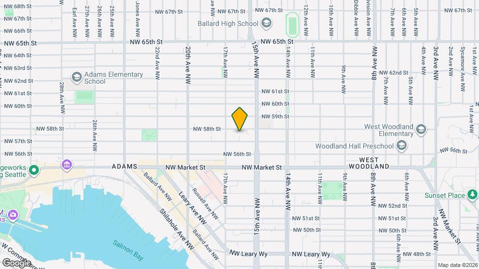 1535 NW 58th St Map and Location Details