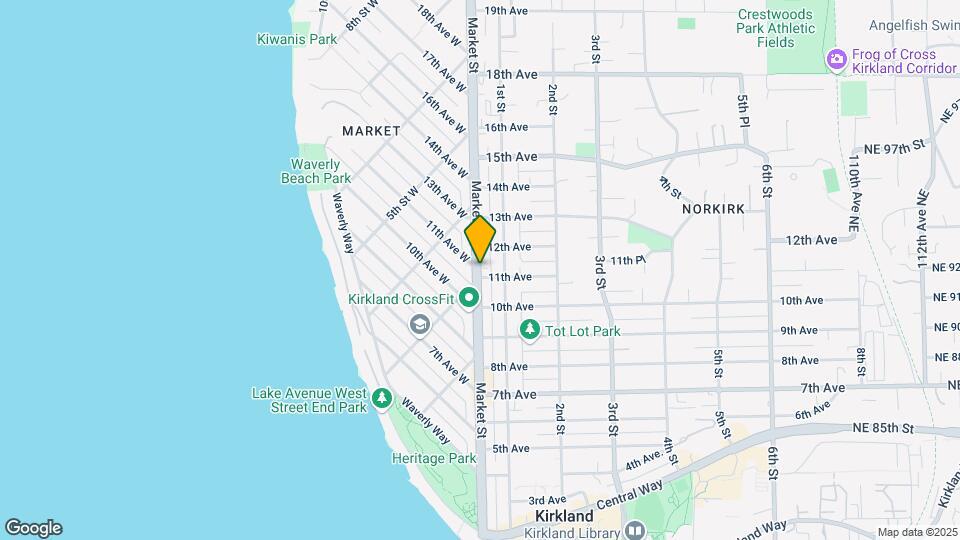 1116 Market St Map and Location Details