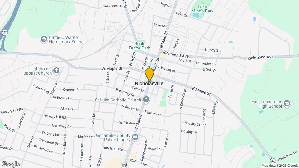 105 Lambert Fld Map and Location Details