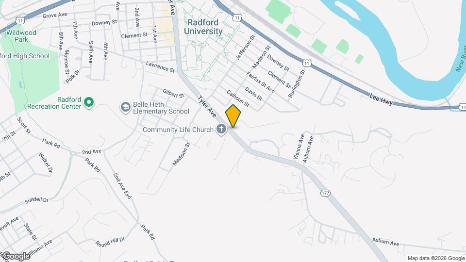 1019 Tyler Ave Map and Location Details