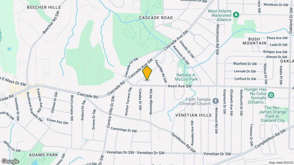 1821 Avon Ave SW Map and Location Details
