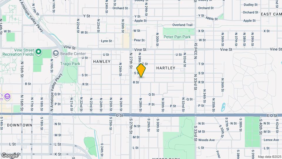 2800 R St Map and Location Details