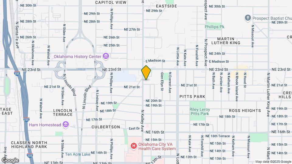 1009 NE 21st St Map and Location Details
