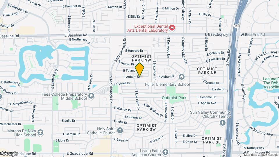 1875 E Auburn Dr Map and Location Details