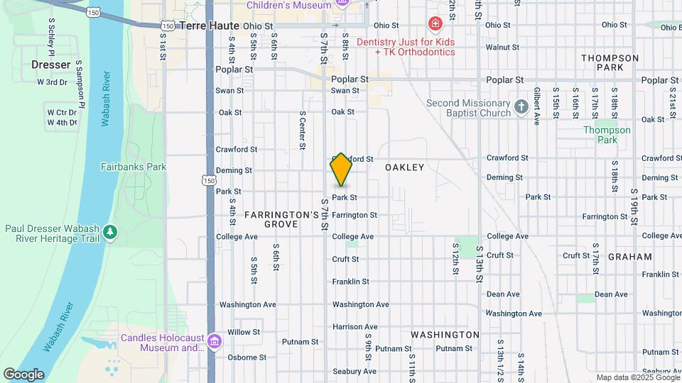 831 S 8th St Map and Location Details