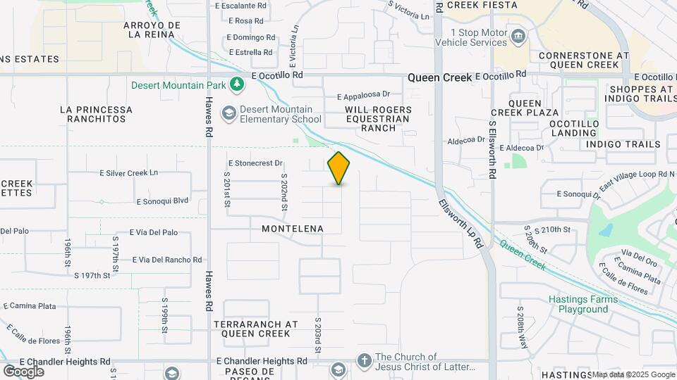 20457 E Silver Creek Ln Map and Location Details