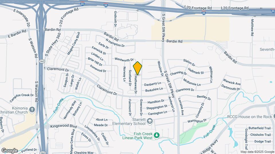 4152 Hathaway Dr Map and Location Details