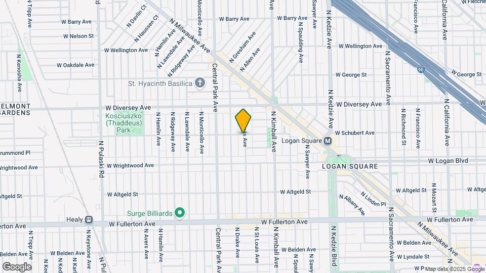 2659 N Saint Louis Ave, Unit 3449-3 Map and Location Details
