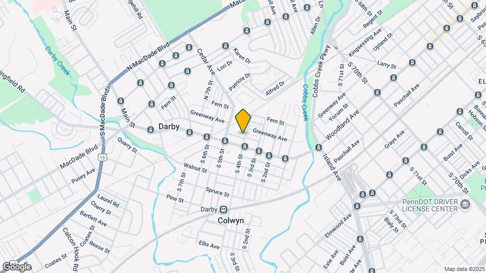 405 Darby Terrace Map and Location Details