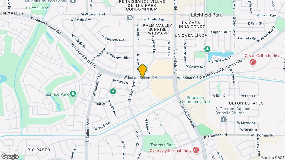 14314 W Cora Ln Map and Location Details