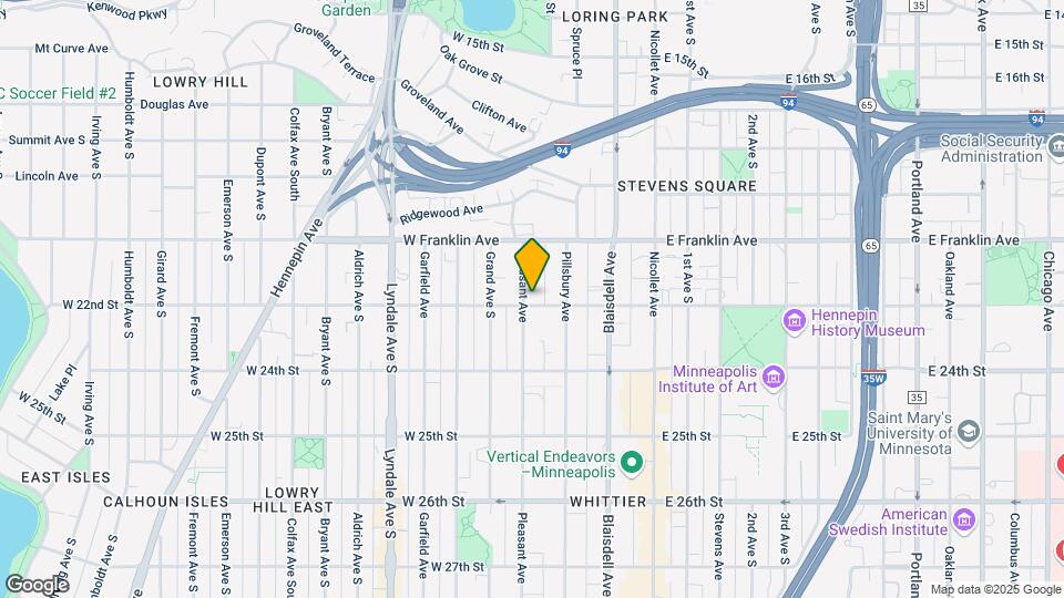 2125-2127 Pleasant Ave S Mapa y Detalles de la Ubicación