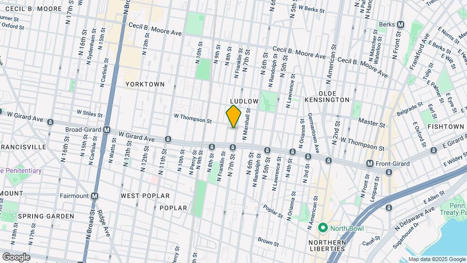 1216-1222 N 7th St Mapa y Detalles de la Ubicación