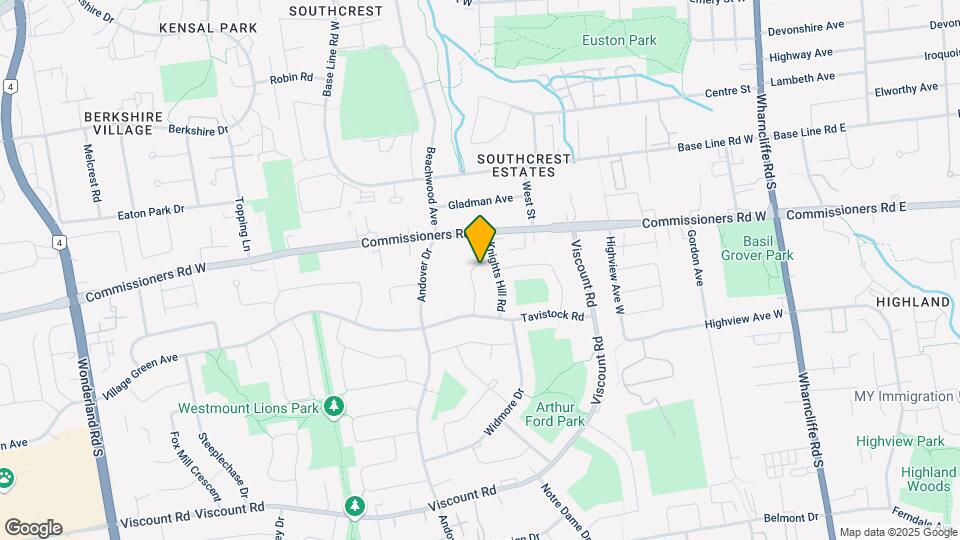 568 Rington Crescent Map and Location Details